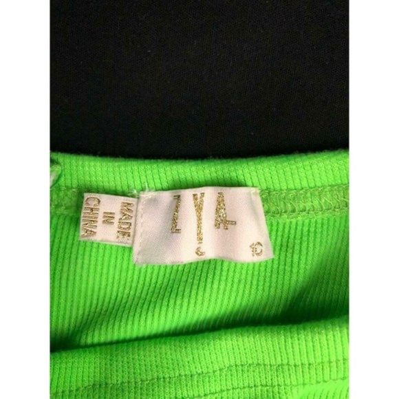 ZYA Women's Skirt Color Green Fluo Midi A-Line 10 - Picture 2 of 11